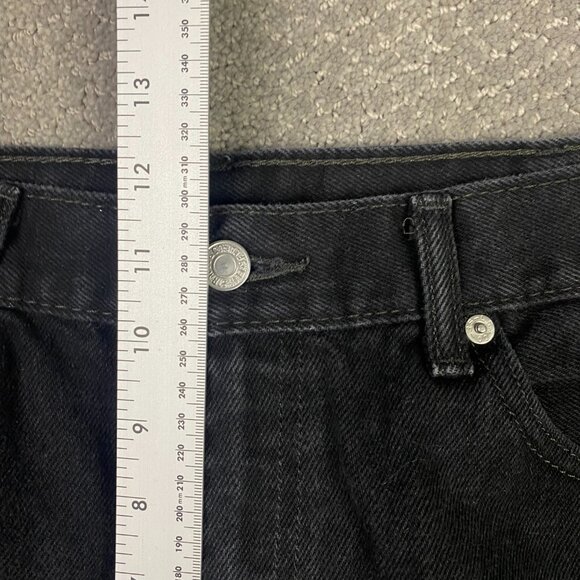 Levi's 505 Regular Leg Fit Straight Jeans Men's 38 x 30 Fit 36.5 x 29 Black 0260 - Picture 11 of 14